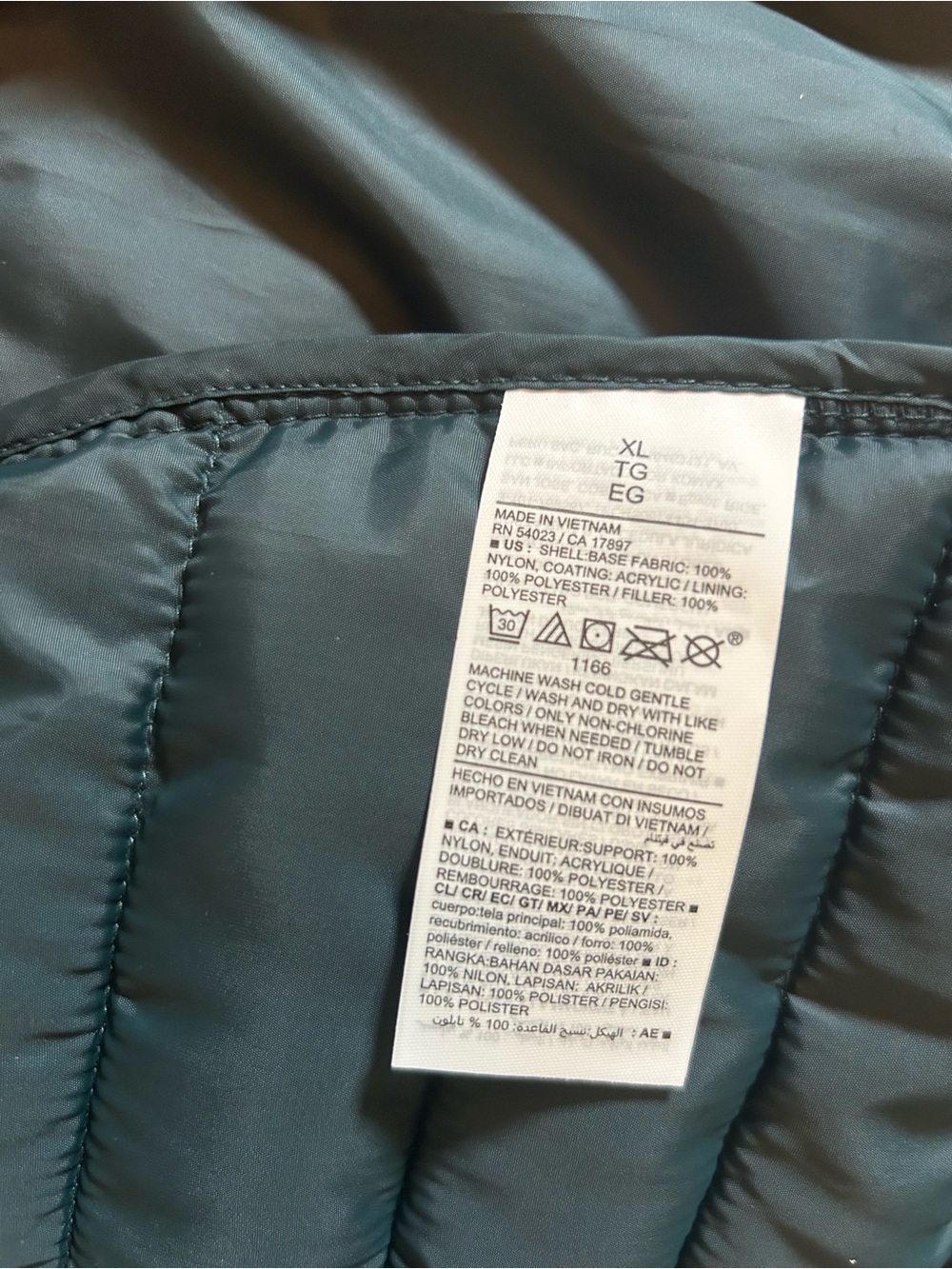 OLD NAVY Green Lightweight Quilted Puffer Jacket - Picture 6 of 9